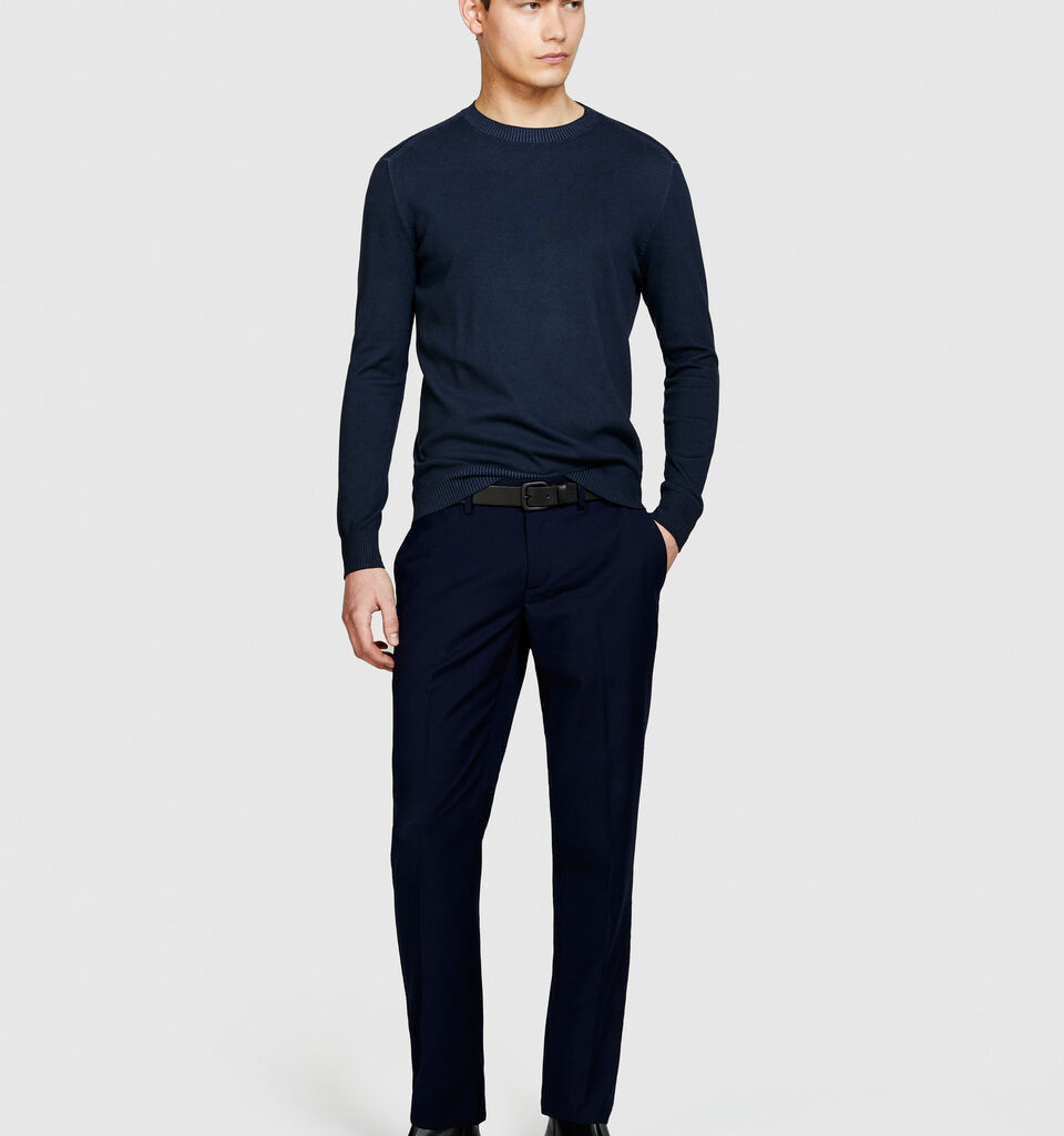 Ombre sweater - men's crew neck sweaters - Dark Blue | Sisley image number 1